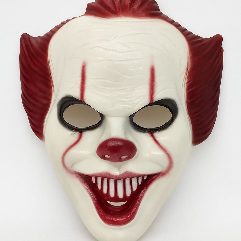 Máscara Assustadora Palhaço IT A Coisa Pennywise Terror Fantasia Festa Halloween Ref: 8259