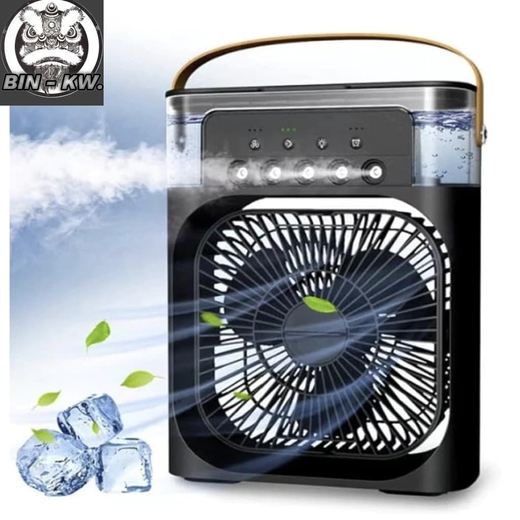 Mini Ar Condicionado Climatizador Umidificador Ventilador Portátil USB Led