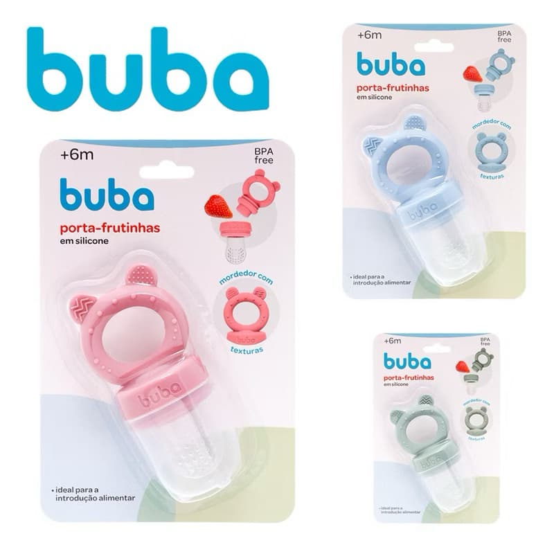 Chupeta Alimentadora Bebe Para Frutas Com Tampa Higiênica Porta Fruta
