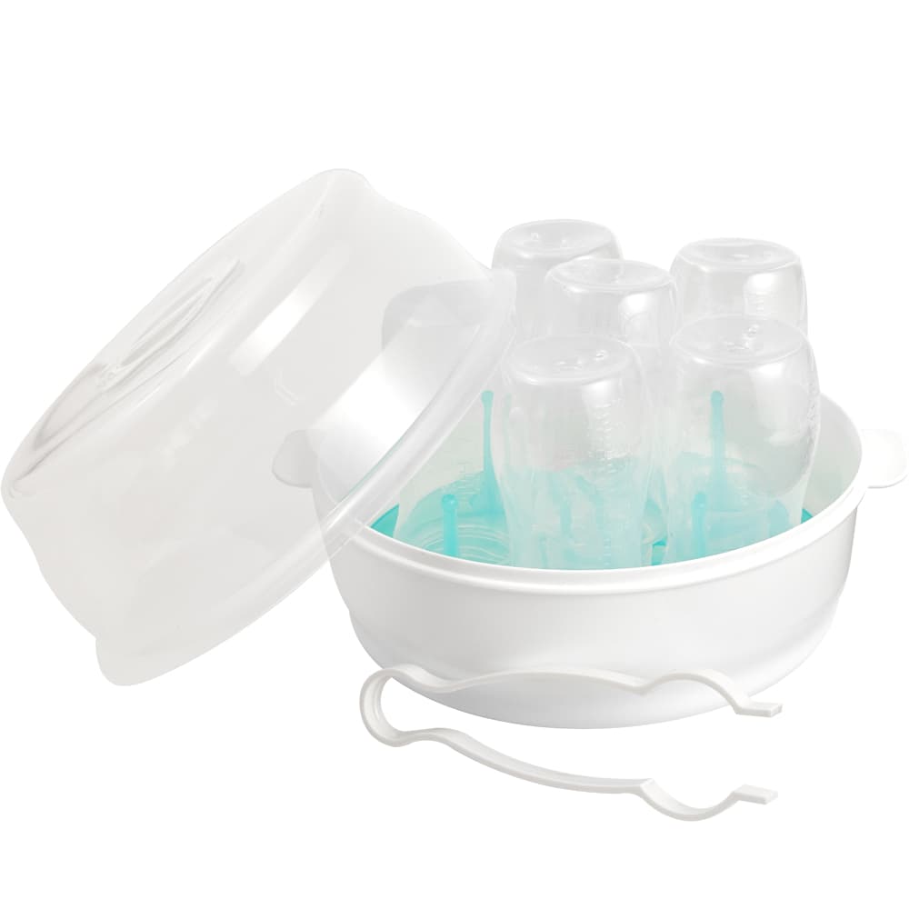 Esterilizador De Mamadeira Infantil Buba Bico Micro-ondas Higiene Chupetas Mamadeira Bebê Limpar
