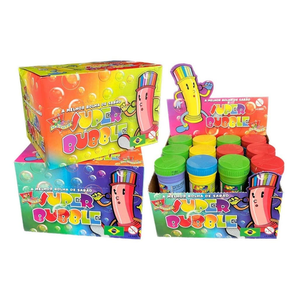 Bolinha De Sabão Lembrancinha C/48 Promoção Bolhinha Sabão