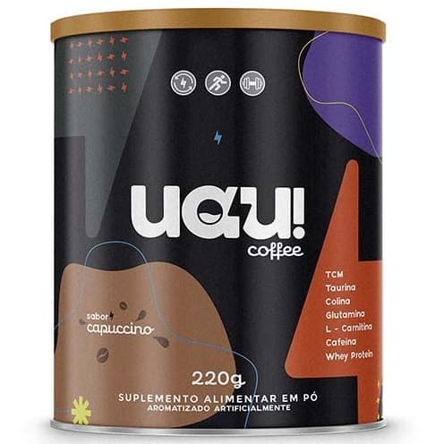 UAU! Coffee Thermo Café NOVIDADE! - 1 Pote 220g Sabor CAPPUCCINO - Multi Natural
