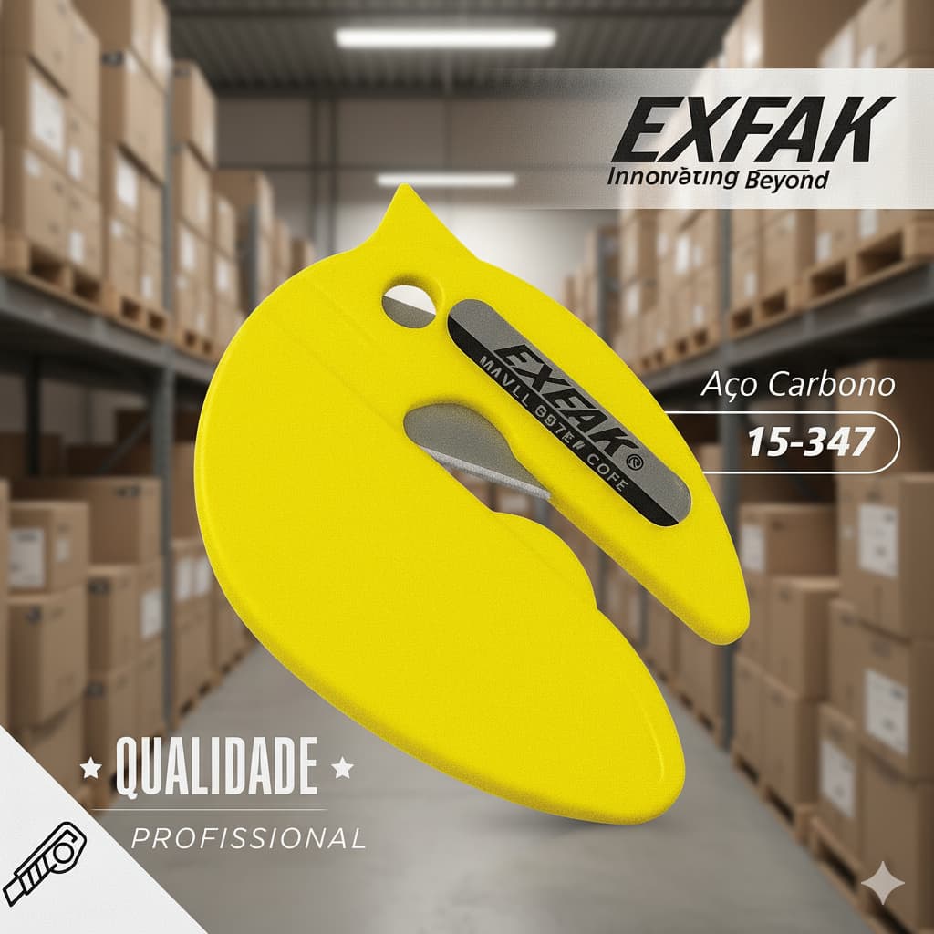Abridor de Caixas Exfak 15-347 Cutter Seguro
