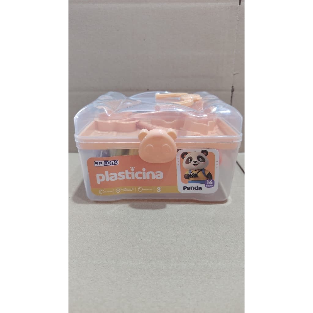 Kit Massinha De Modelar Estica Pula Molda Panda Massa Lançamento 8845