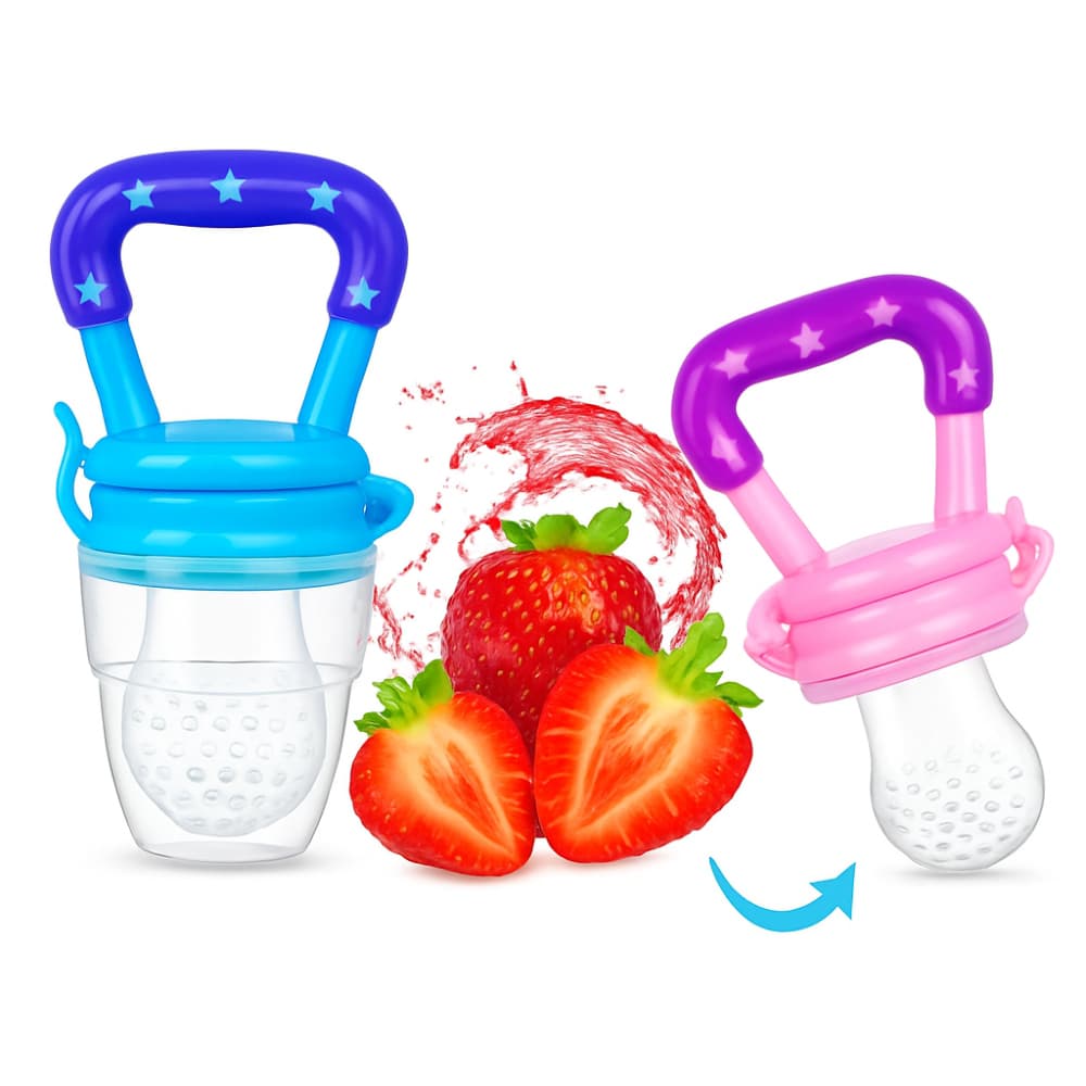 Chupeta De Alimentação Para Bebe Mordedor Bebê Silicone Sensorial Porta Fruta Introdução Alimentar