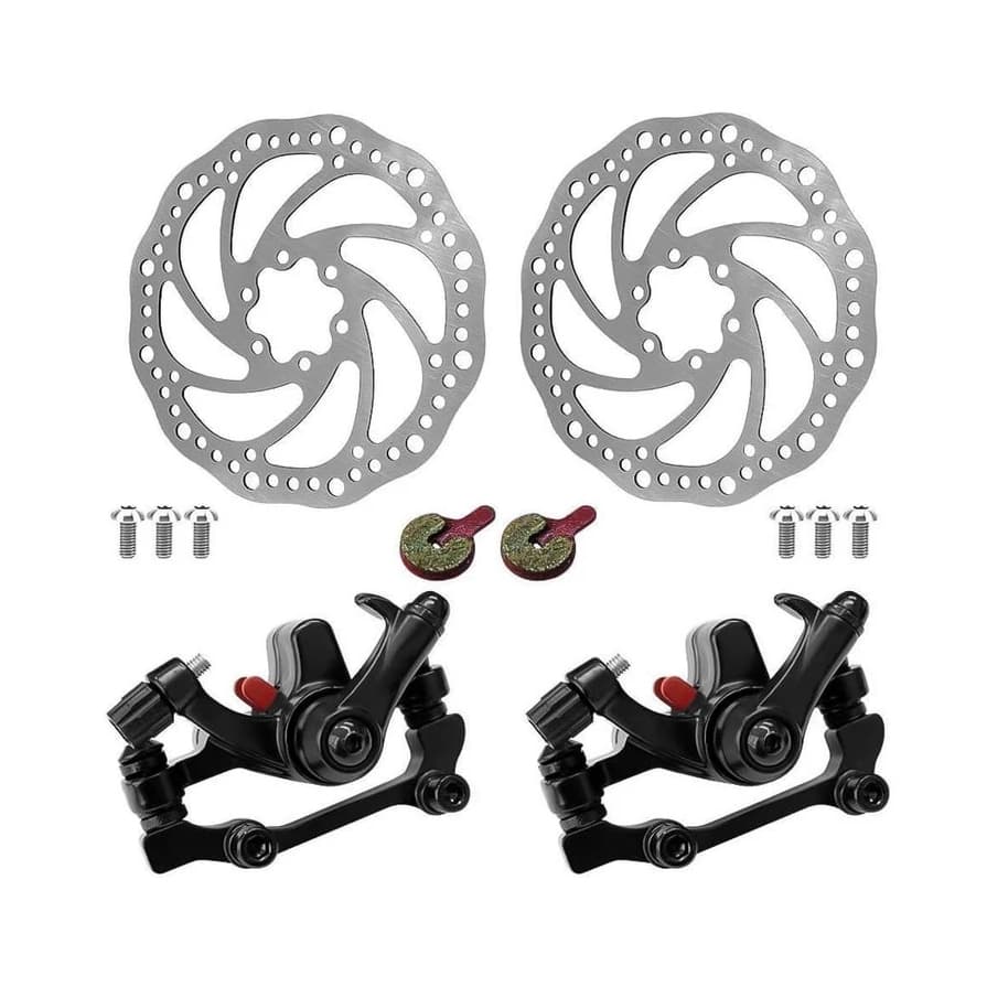 Kit Freio a Disco Mecanico para Bicicleta Aro 29 26 c/ rotor 160mm Bike