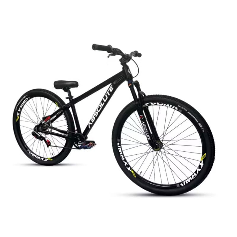 Bicicleta Absolute Nero 5 Freeride  Freio Hidraulico Shimano Garfo suspensao Roda Vmaxx freio mt 200 apenas traseiro!