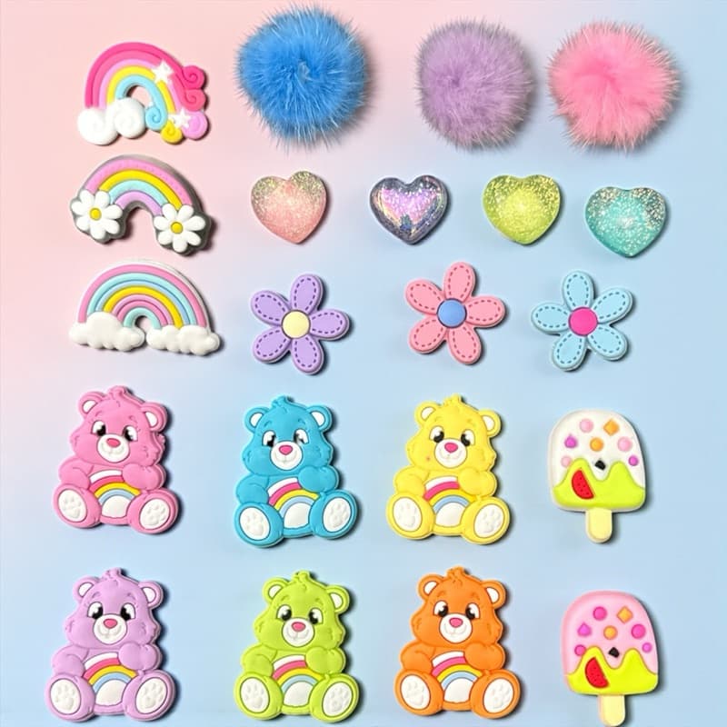 Kit Bottons/Pins Personalizado Ursinhos aplique com Botão adaptador
