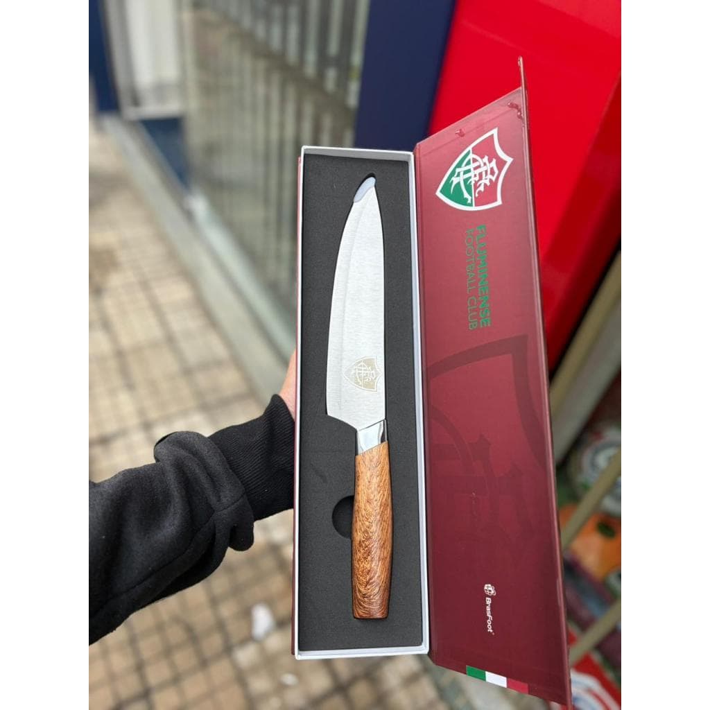 Faca para Churrasco Oficial do Fluminense – Licenciada BrasFoot