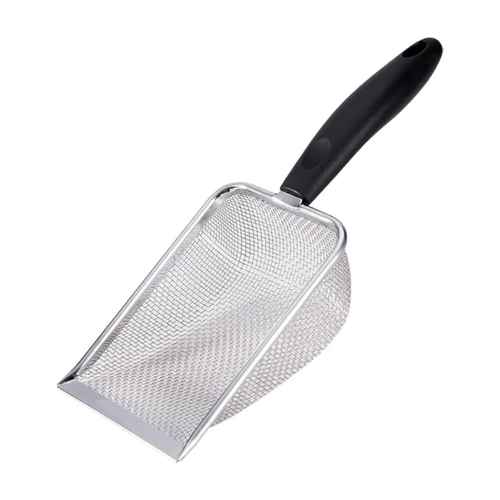 Pá Higiênica Inox 27cm para Areia de Gatos