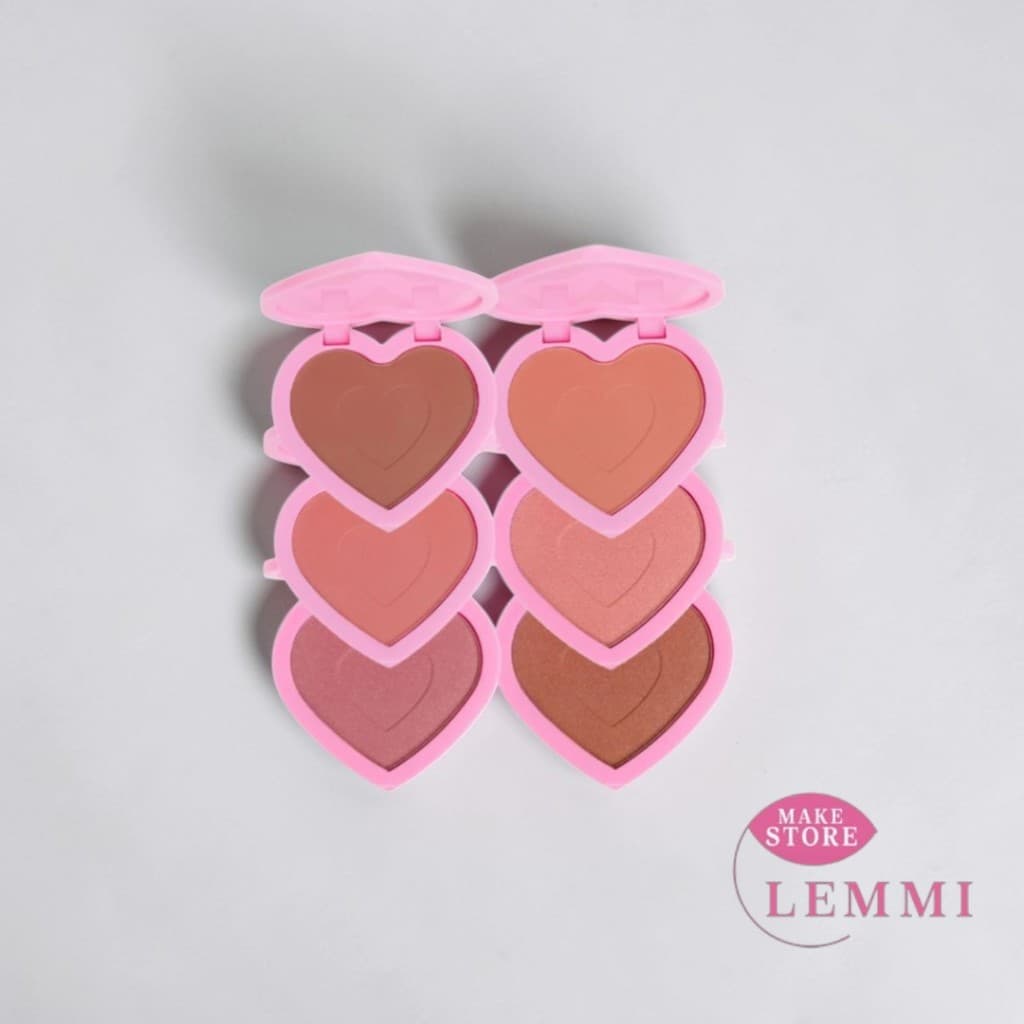 Blush Compacto Matte e Cintilante Dopamine RUBY ROSE