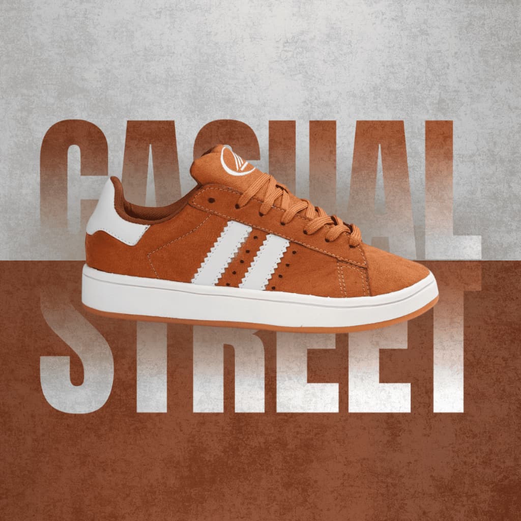 Tênis Streetwear Camurça Unissex Sola Forte Estilo Urbano Moderno