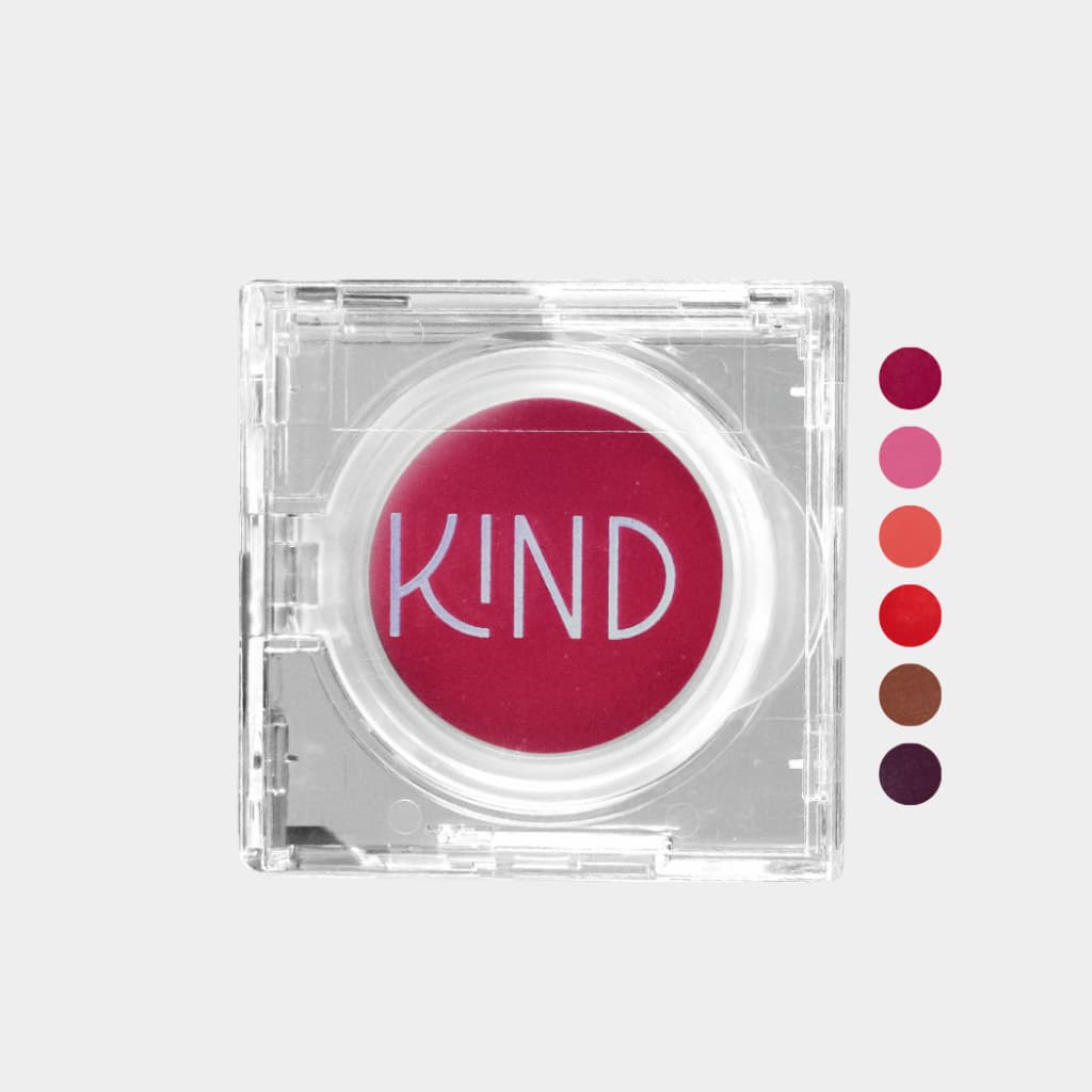 Blush Cremoso 3 em 1 Kind Beauty 5g FPS 15 Sombra Batom e Blush Cores