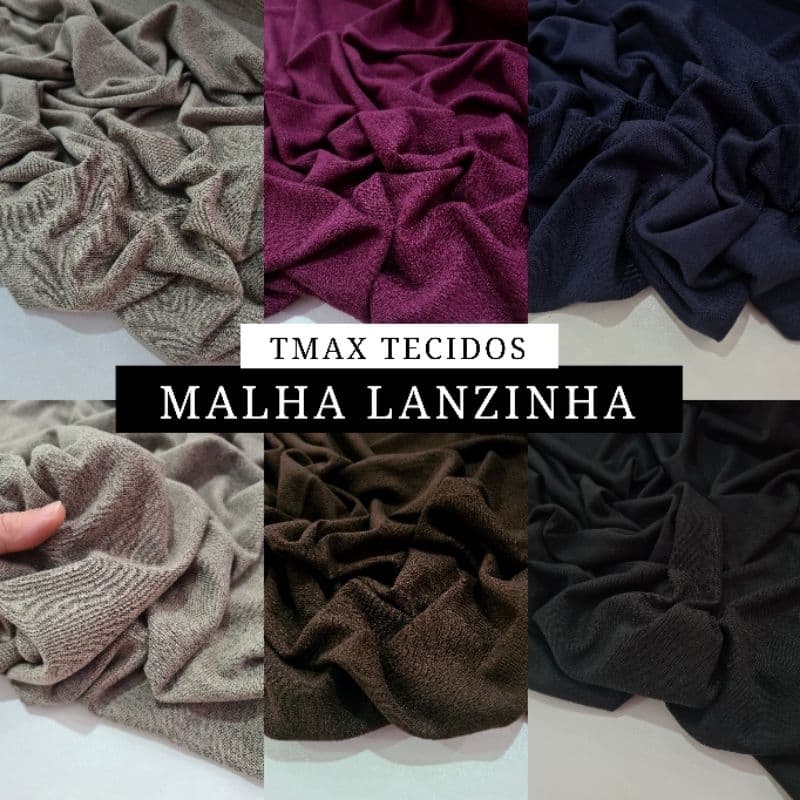 TECIDO MALHA LANZINHA INVERNO - 1,60M DE LARGURA