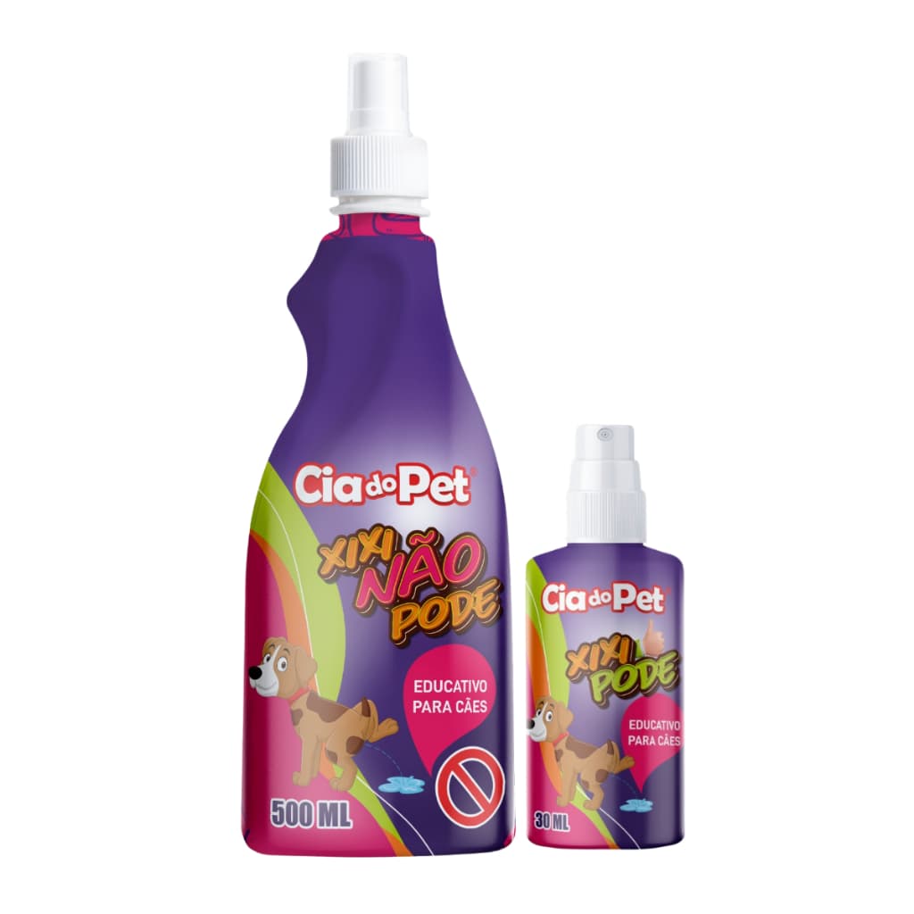Educador Sanitário Xixi Pode e Não Pode Cia do Pet – Treinamento e Higiene Para Cães e Gatos 500ml