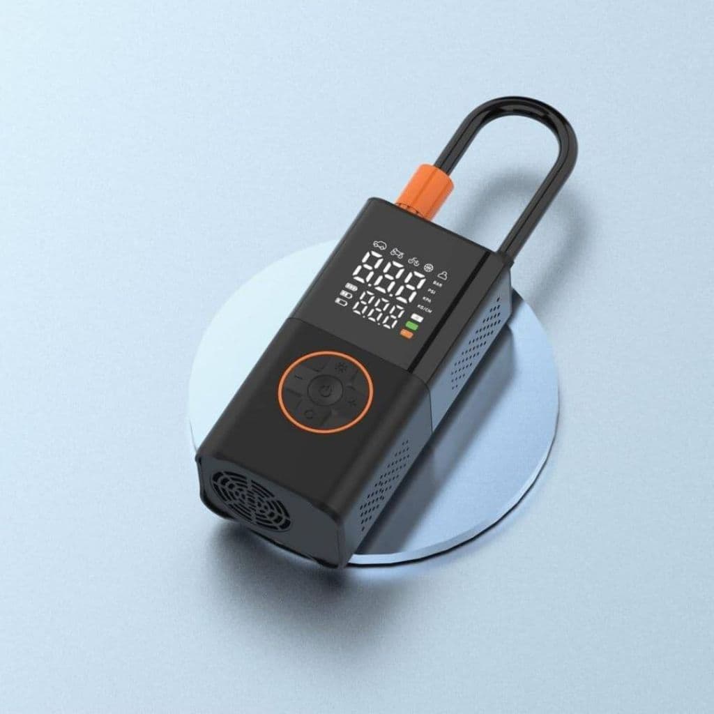 Bomba De Ar Elétrica Mini Portátil Sem Fio Compressor Para Motocicleta Bicicleta Carro Pneu Inflator