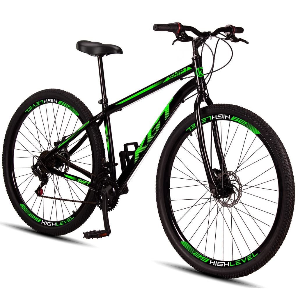 Bicicleta Aro 29 KGT Shift Aço Carbono 21 Marchas Freios A Disco