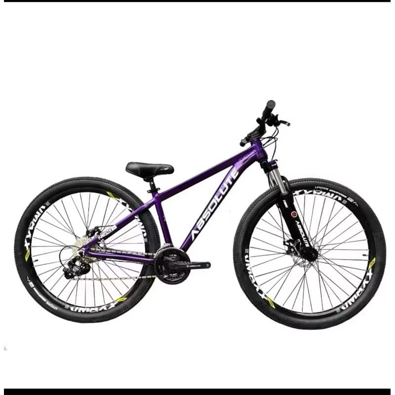 bicicleta absolute nero 5 roxa 13.8 VMaxx26 com marcha mecânico garfo rígido pneus flame