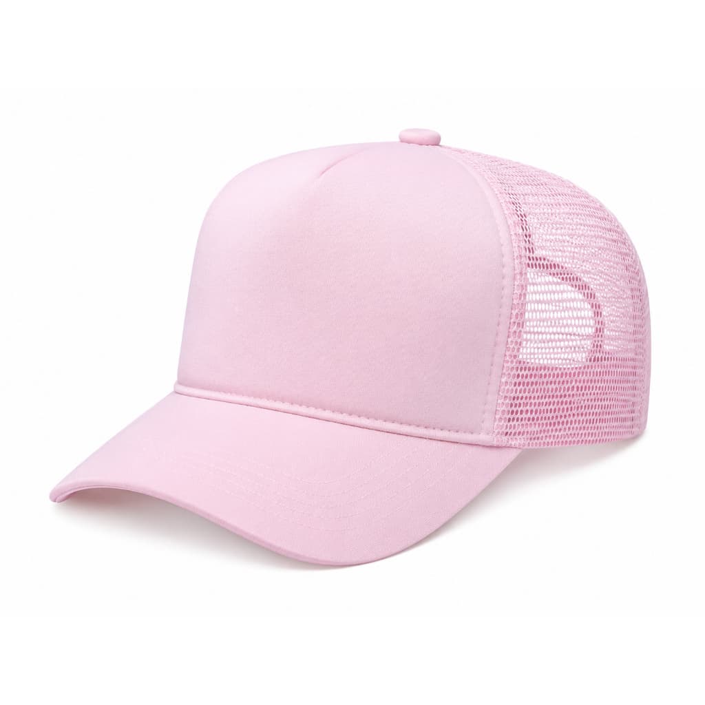 kit 10 Boné Trucker Liso com Tela Aba Curva Esportivo Unissex