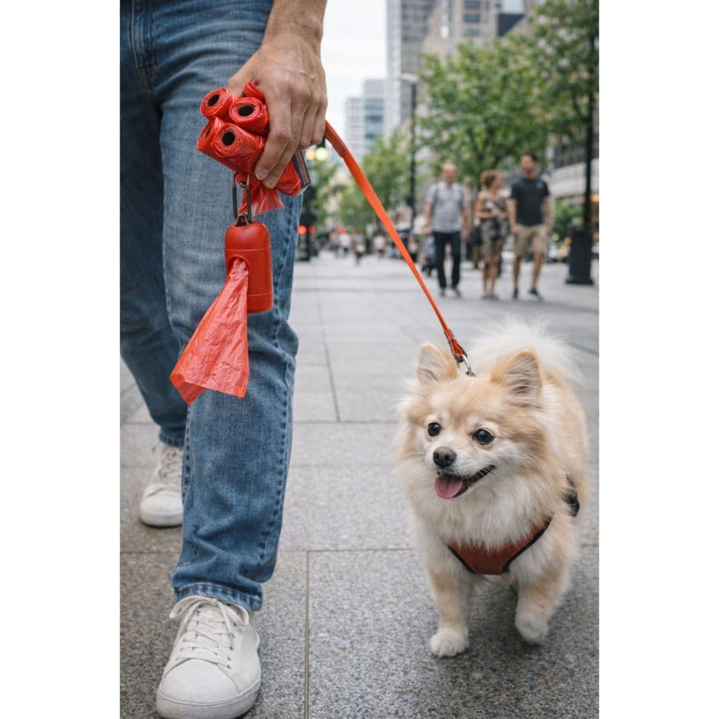Cata Caca 2 Refis Sacos Porta Saquinho Pet Cães Gatos Cachorro Recolher Coco