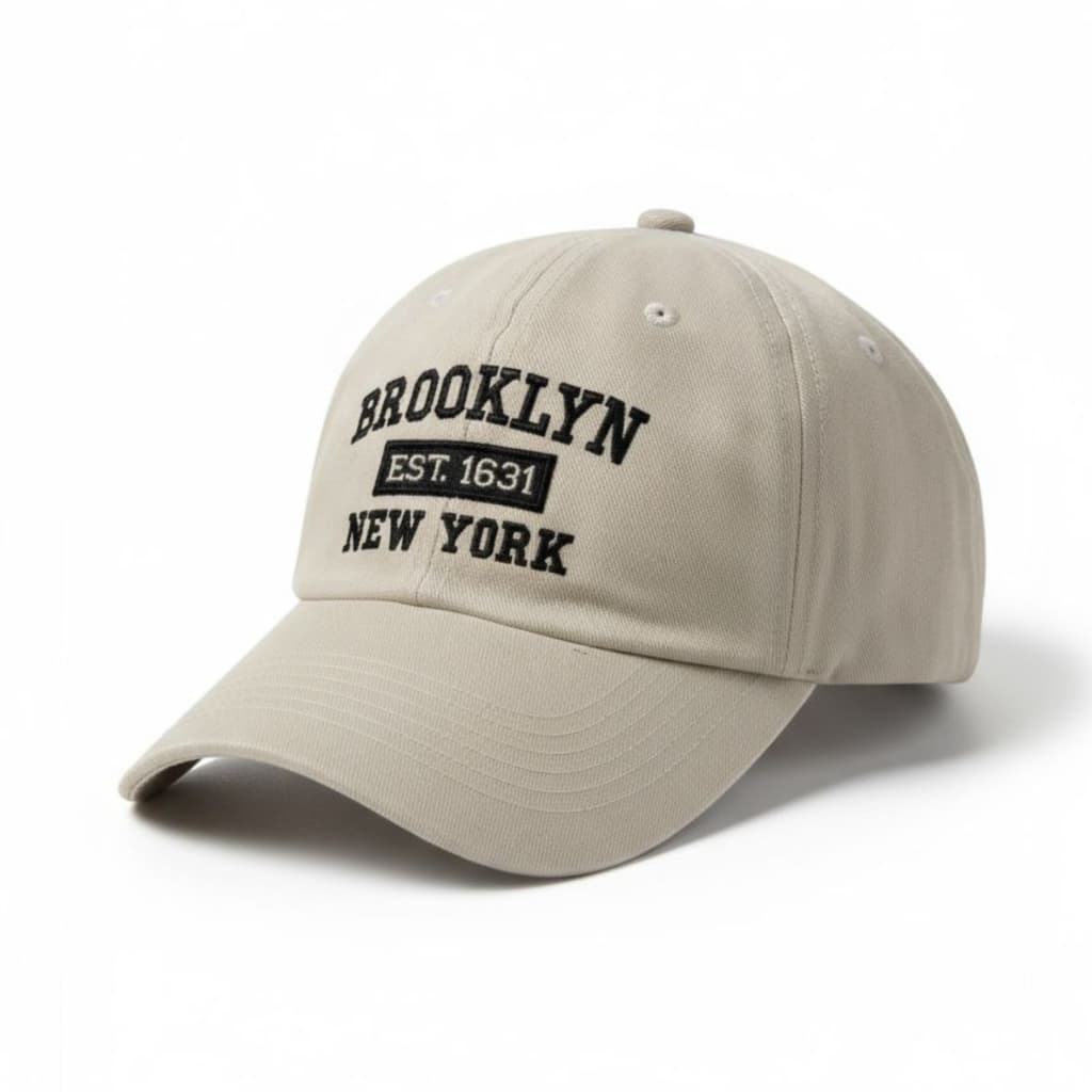 Boné Brooklyn Unissex Aba Curva Ajustável Confortável Estilo NY New York