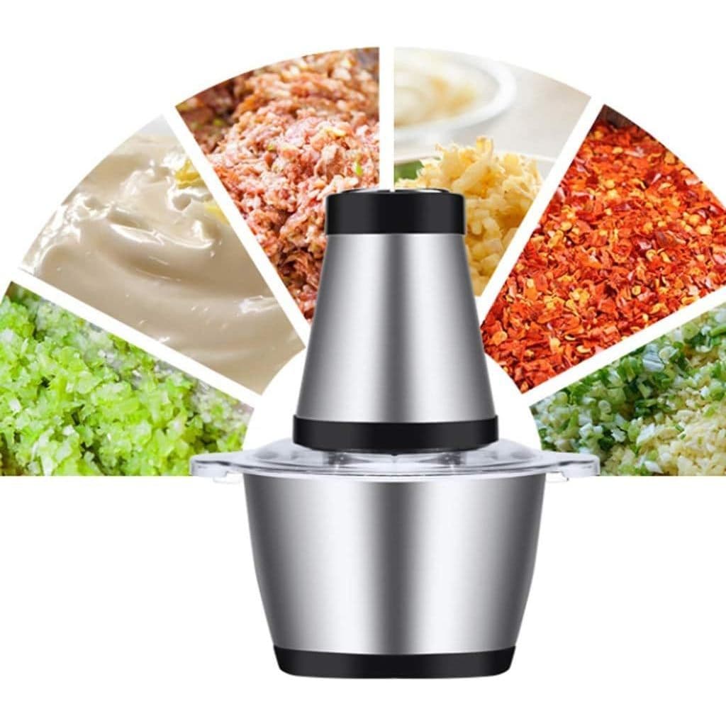 3L Picador De Alimentos Moedor De Carne Mixer Elétrica Processador Cozinha Casa Alho - 110v/220v