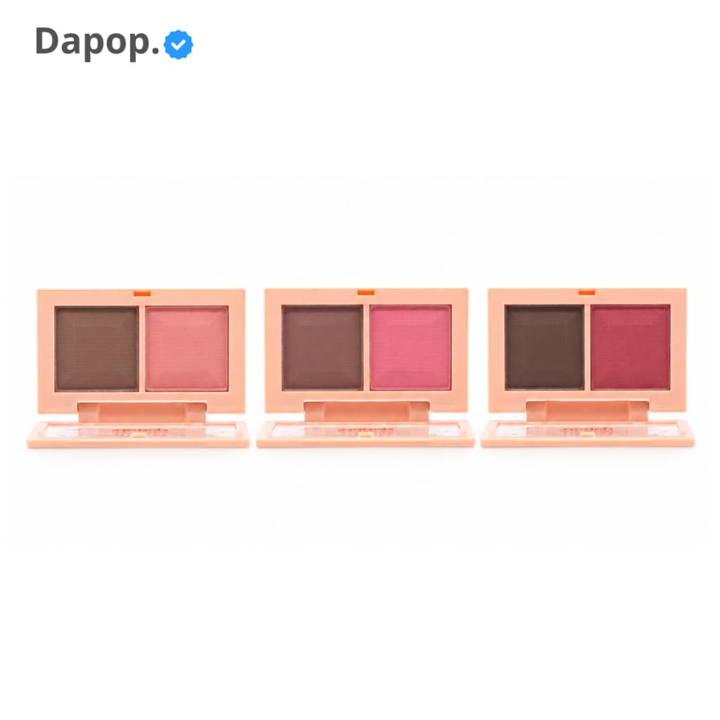 Mini Duo Blush e Contorno 2 em 1 Com Alta Pigmentação E Perfeito para Bolsa
