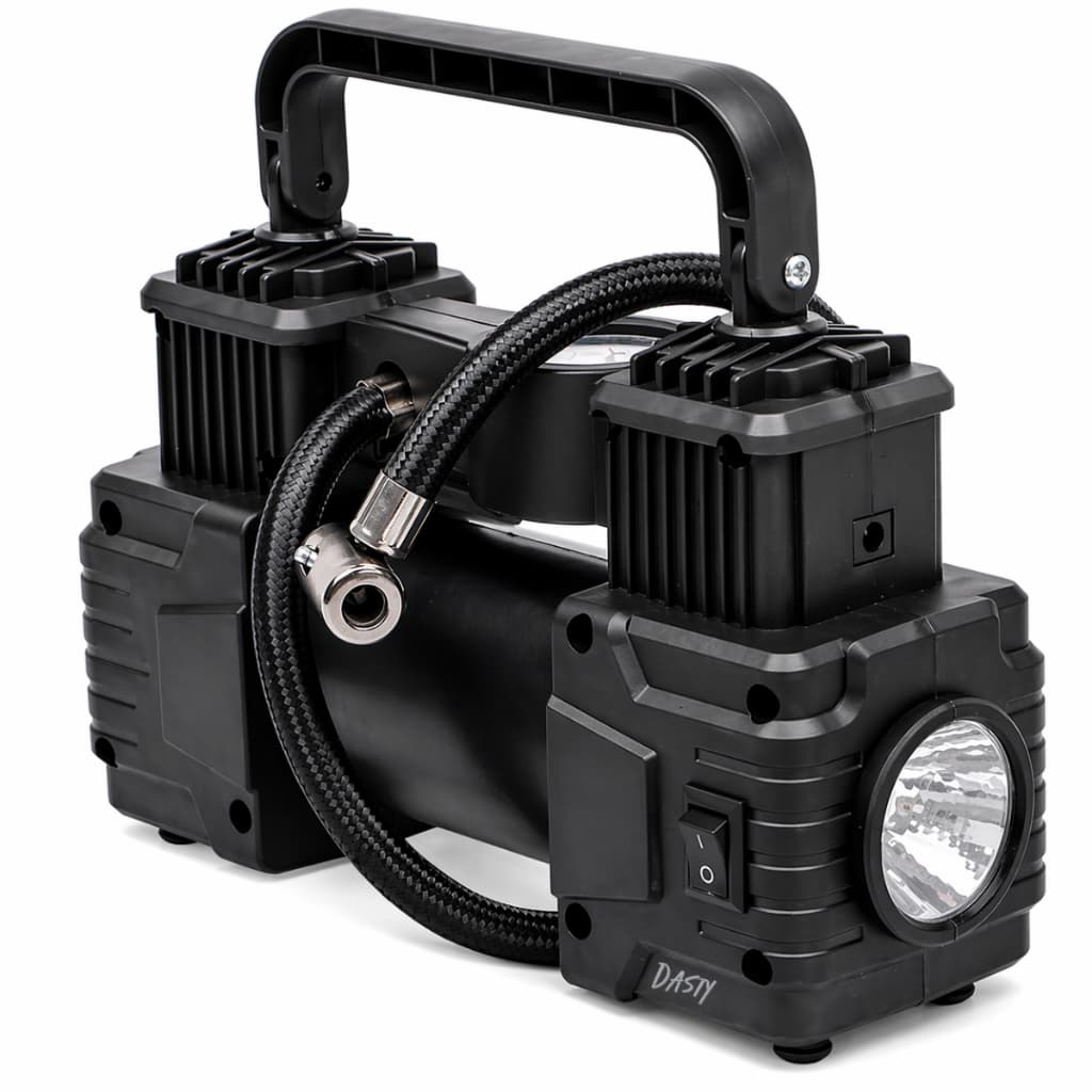Compressor de ar Pneu Carro Moto Mini Eletrico Portatil 12v