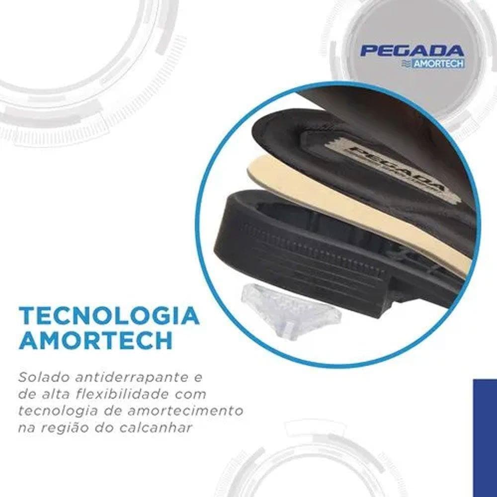SAPATO PEGADA SOCIAL EM COURO REF 126505 MASCULINO