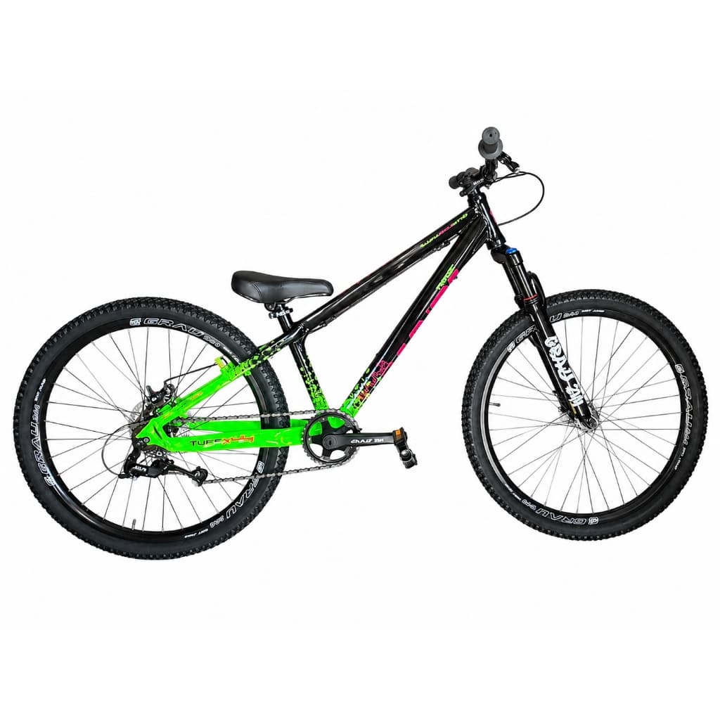 Bicicleta VikingX Tuff X-44 Aro 26 Grau 244 Freeride Wheeling Freio a Disco