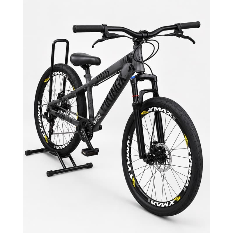 Bicicleta Aro 26 Vikingx Free Ride Alumínio Grau Com Aros Simples ou Vmaxx Pneu Cravo ou Flame Com e Sem Marcha