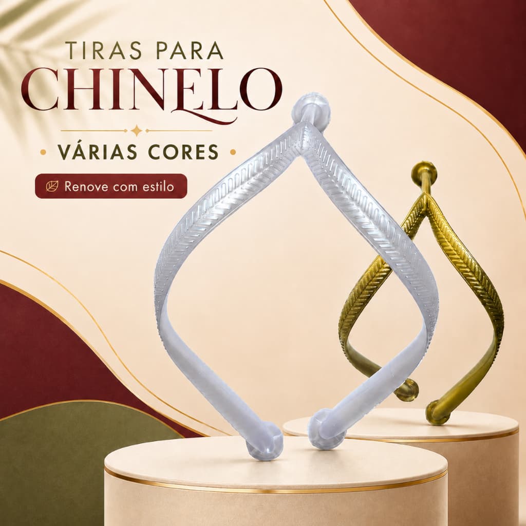 Alça | Tira | Correia | Cabresto - PAR - Chinelos Slim/Square - Chinelos Femininos