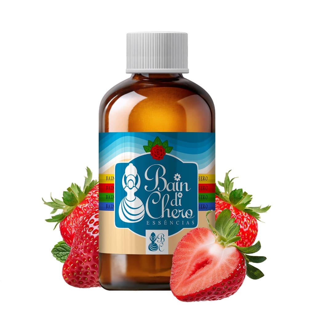 Essência Aromatizante Hidrossolúvel Para Aromatizantes Sabonetes e Cosmeticos - Morango 100ml
