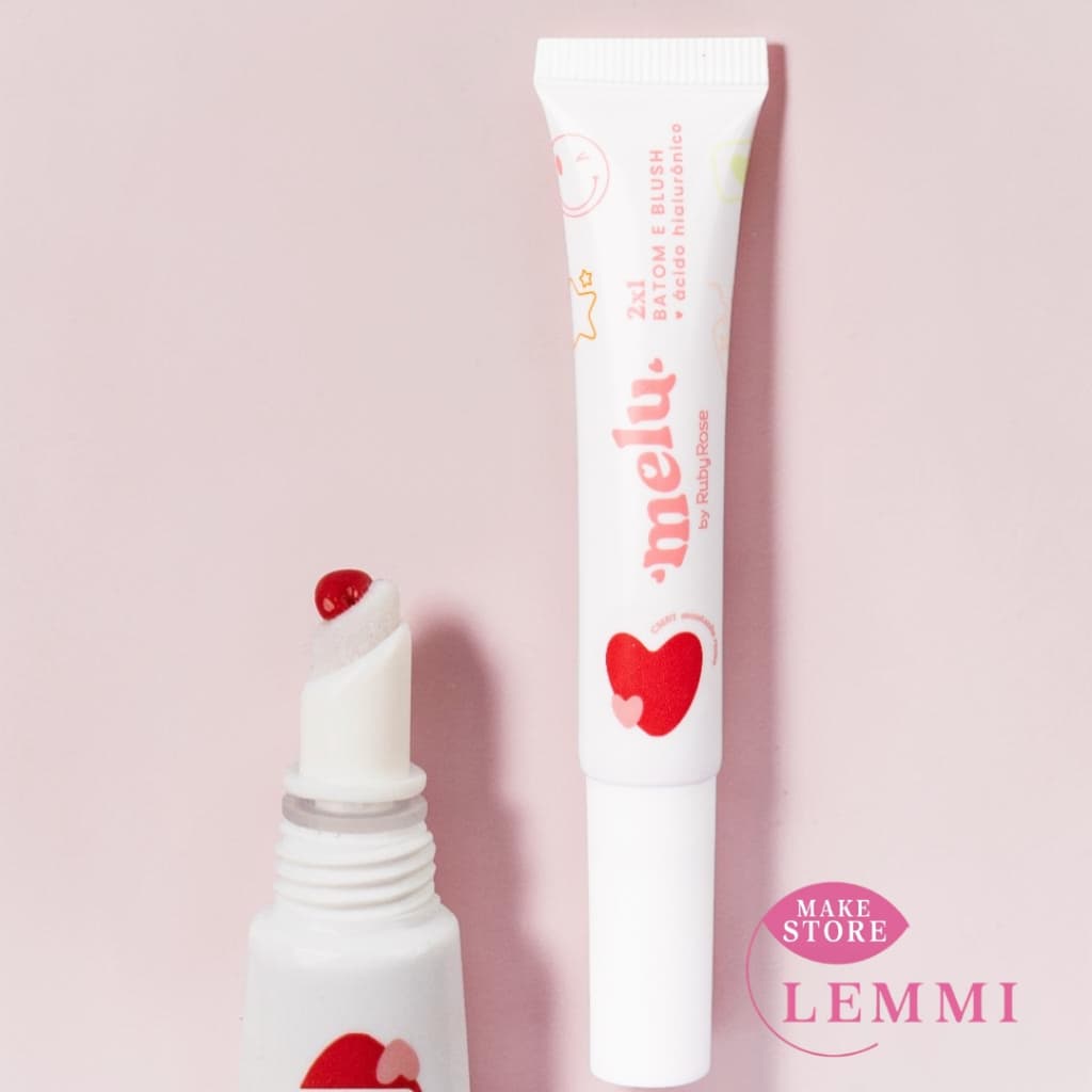 Batom E Blush 2x1 Melu By Ruby Rose RR6120
