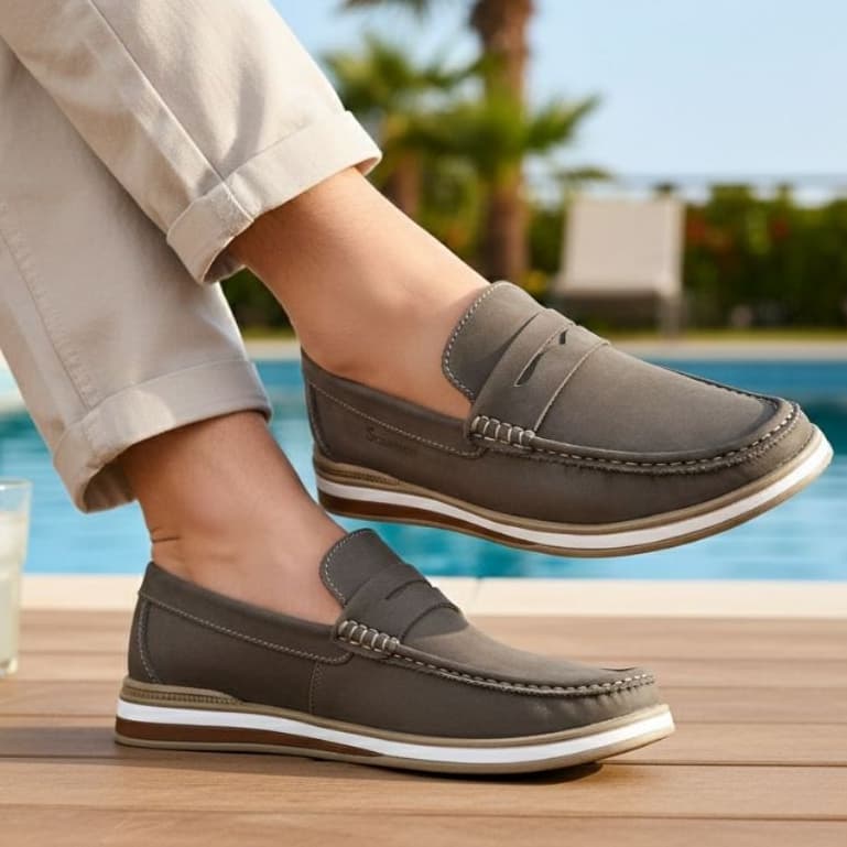 Mocassim Masculino De Couro Legitimo Dia-Dia Estiloso