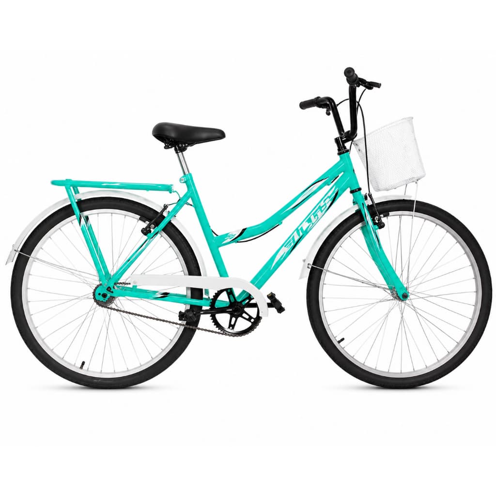 Bicicleta Aro 26 Ultra Bikes Modelo Summer Beach Praia Vintage Retro Freio V Brake  Bagageiro Cesto