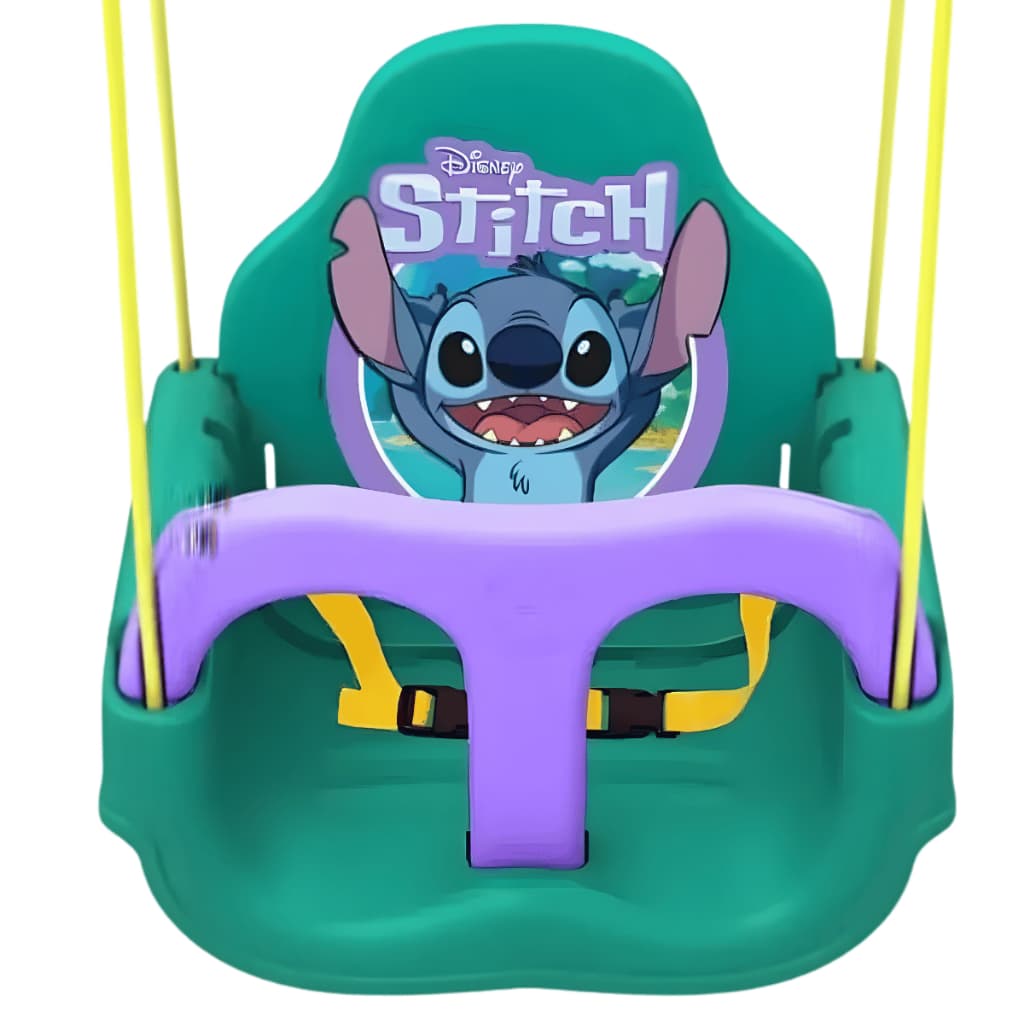 Balanço Infantil Stitch Disney 23kg Plástico Balancinho Cadeira Balanco