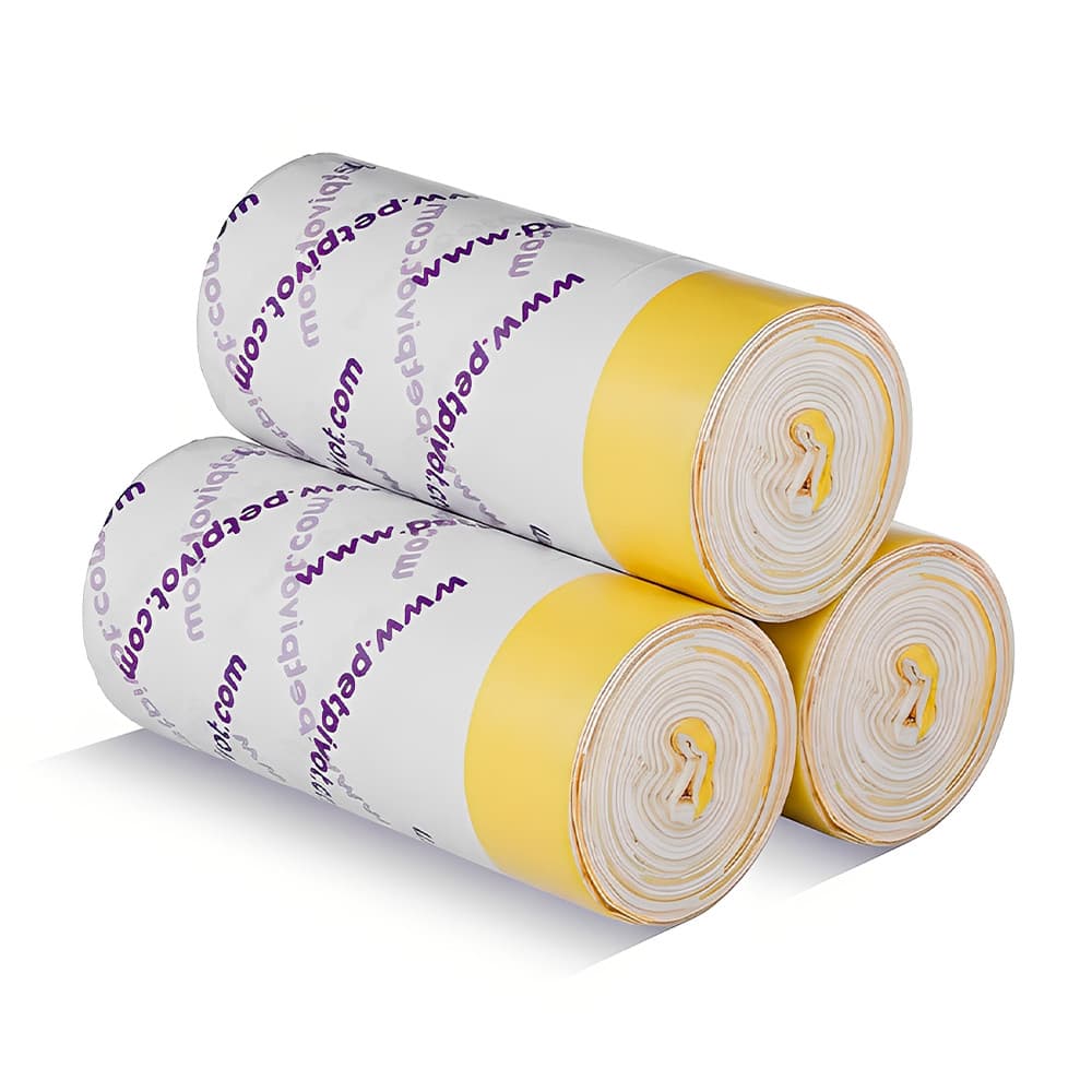 Sacos Auto Limpantes PetPivot Caixa de Areia Gatos 3 Rolos