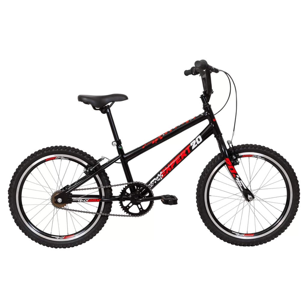 Bicicleta Caloi Expert R20 A25 1V Aro 20 Guidão BMX Cor Preta