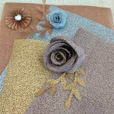 Tela escócia de algodão 1 folha 50CM X 65CM para Scrapbook forminhas ou artesanato