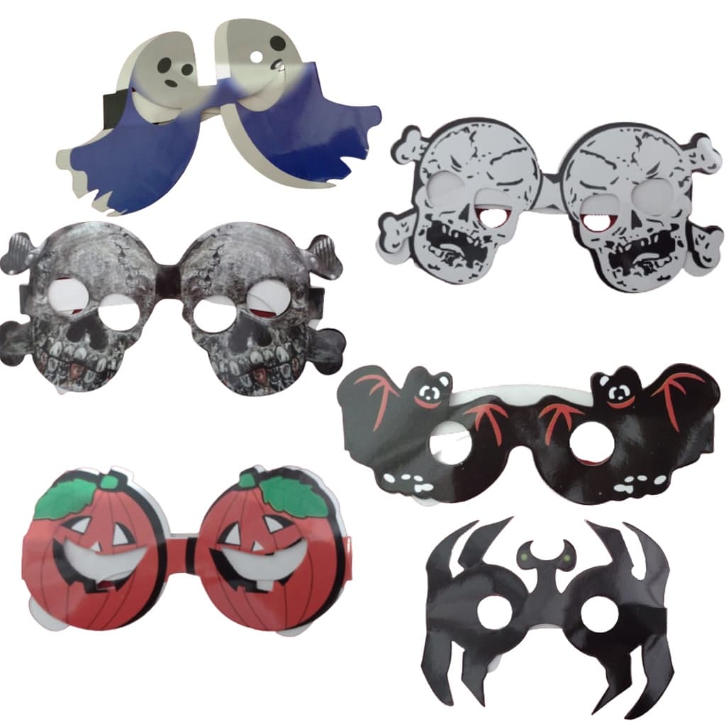 Oculos Holográfico Halloween Modelos Sortidos