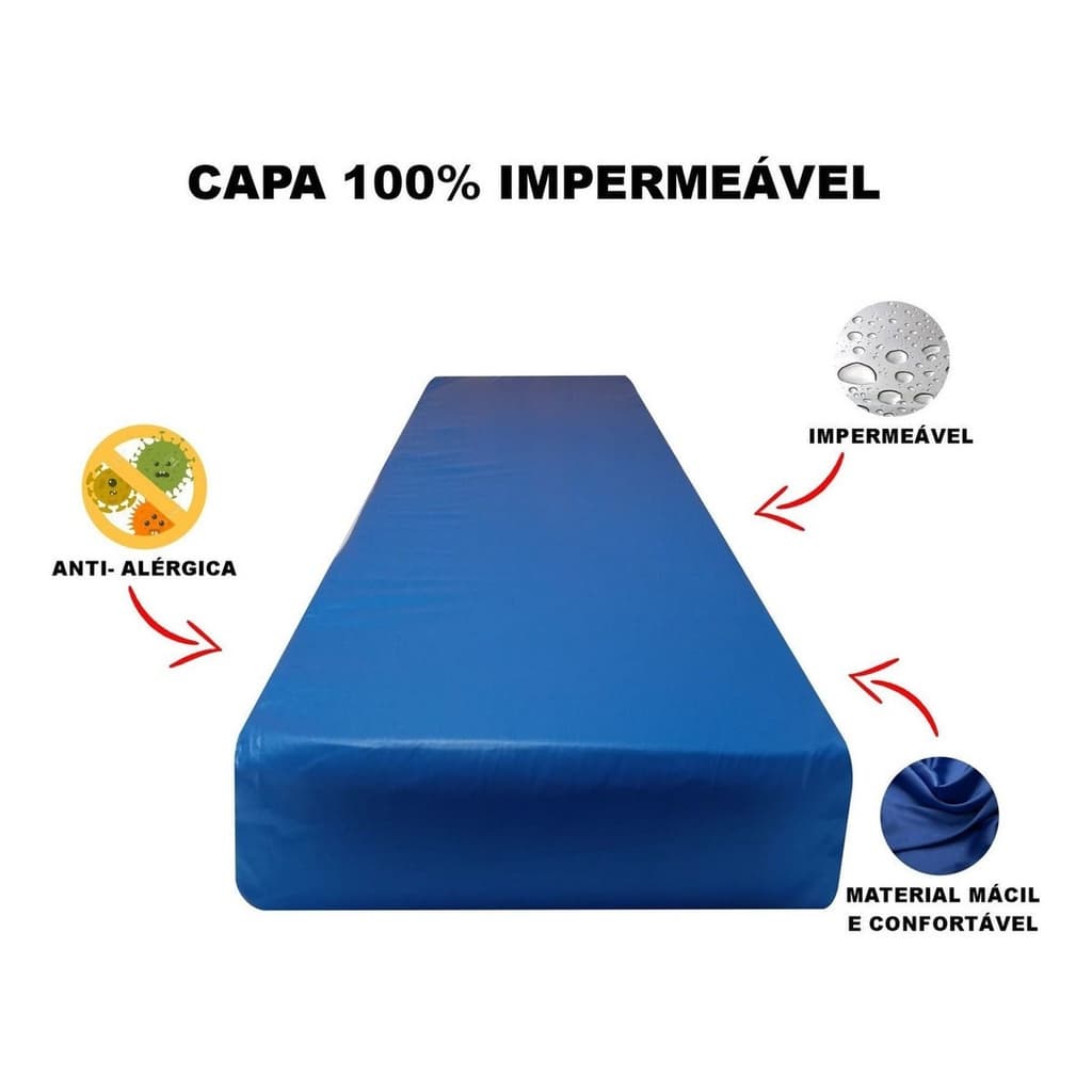 Capa De Colchão Impermeável Hospitalar Solteiro REF:039A