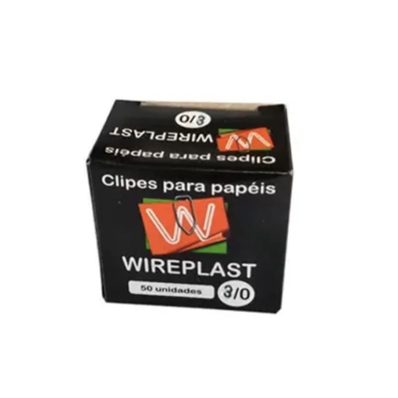 Clips nº 3/0 Galvanizados Caixa c/ 50 unidades Wireplast