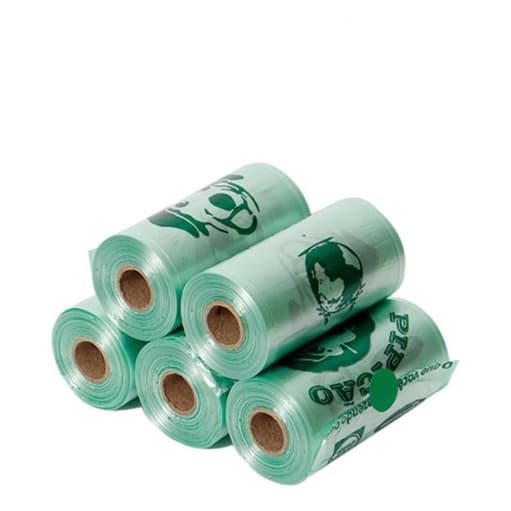 COLETOR CATA CACA KIT 5 SAQUINHO PARA PET PIPICÃO BIODEGRADÁVEL