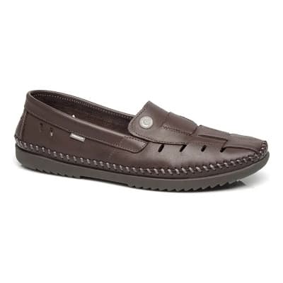 Sapatilha Mocassim Masculina Freeway Logan2 Malbec Marrom