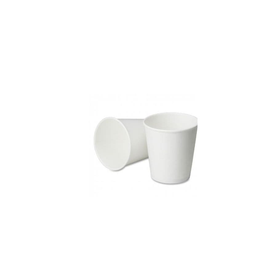 Copo de papel Branco Biodegradável - 40 un - 60 ml - Silver Festas