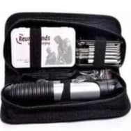 Kit Estojo Ferramenta Acessórios Reparo de Pneus Bike Bicicleta Remendo com Chaves Bomba Multifuncional + Bolsa Quadro
