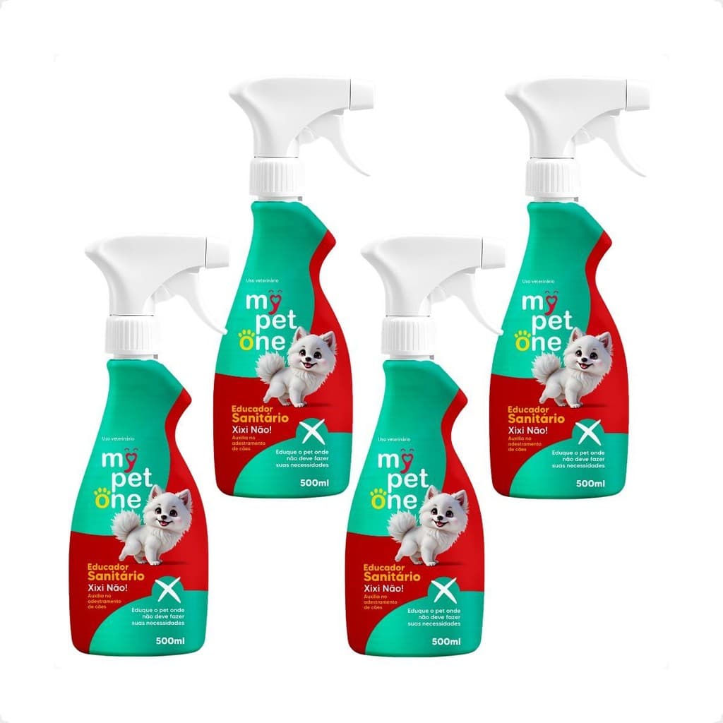 Kit 4 Educador Sanitário Xixi Não Mypetone - 500mL