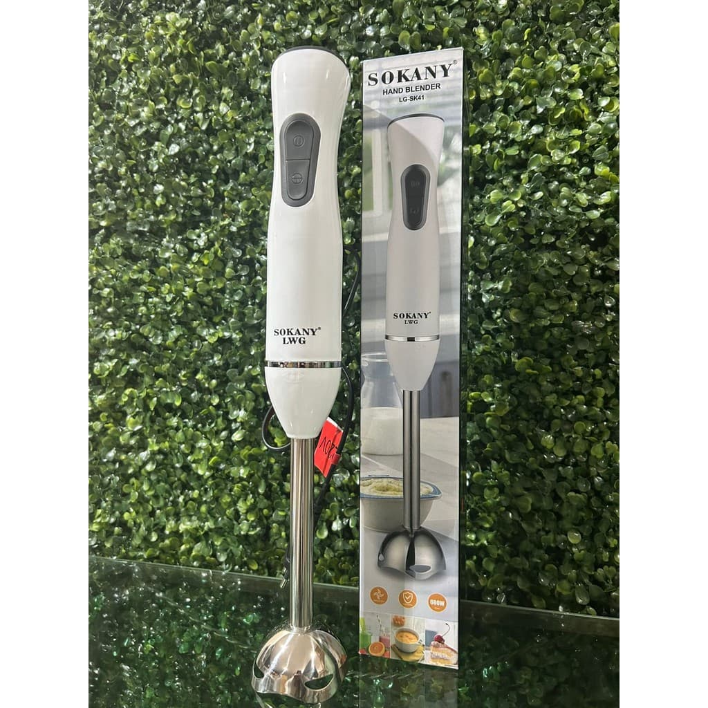 Mixer Processador Triturador de alimentos 2 Velocidades 220V Turbo 600w Aço Inox Processador Sokany