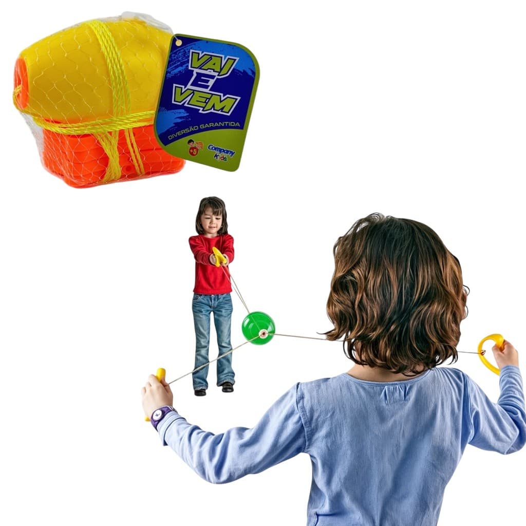 Brinquedo Clássico Vai e Vem Divertido vai e volta